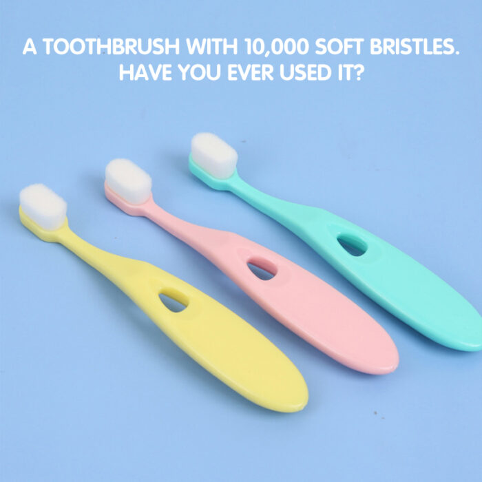 Hot Sale Micro Nano Ultra Soft Bristles Toothbrush For Kids Children - Image 4