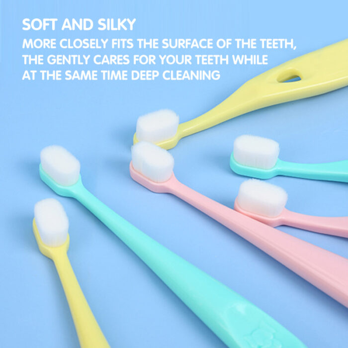 Hot Sale Micro Nano Ultra Soft Bristles Toothbrush For Kids Children - Image 6