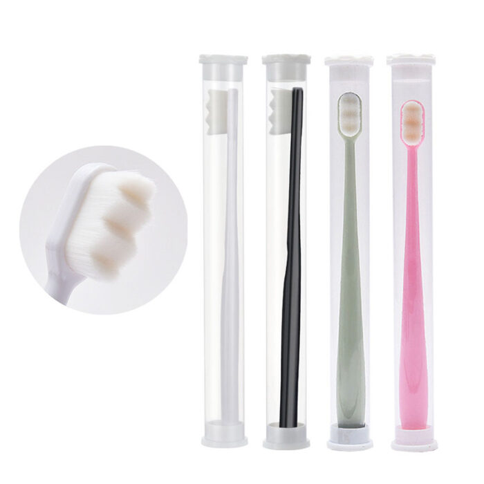 Factory Outlet Soft Toothbrush for Adult Kid 10000 Hairs Dental Brush for Pregnant Portable Travel Nano Toothbrushes