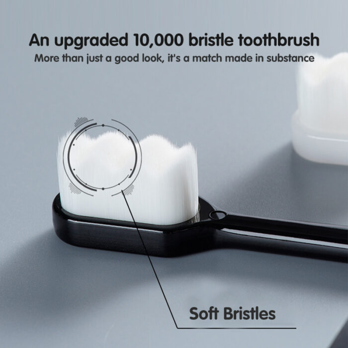 Factory Outlet Soft Toothbrush for Adult Kid 10000 Hairs Dental Brush for Pregnant Portable Travel Nano Toothbrushes - Image 3