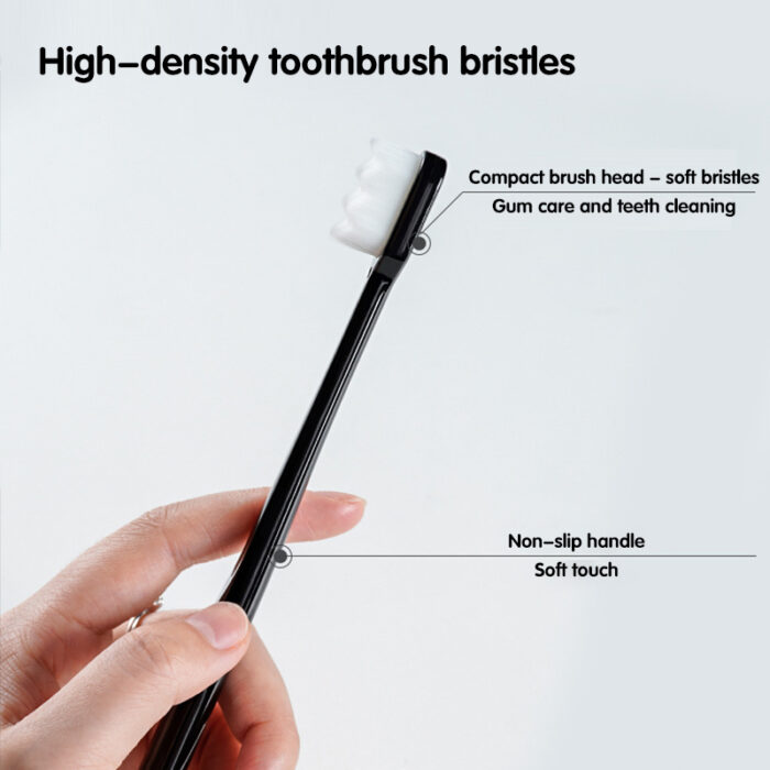 Factory Outlet Soft Toothbrush for Adult Kid 10000 Hairs Dental Brush for Pregnant Portable Travel Nano Toothbrushes - Image 5