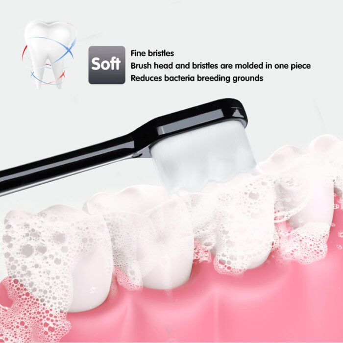 Factory Outlet Soft Toothbrush for Adult Kid 10000 Hairs Dental Brush for Pregnant Portable Travel Nano Toothbrushes - Image 6