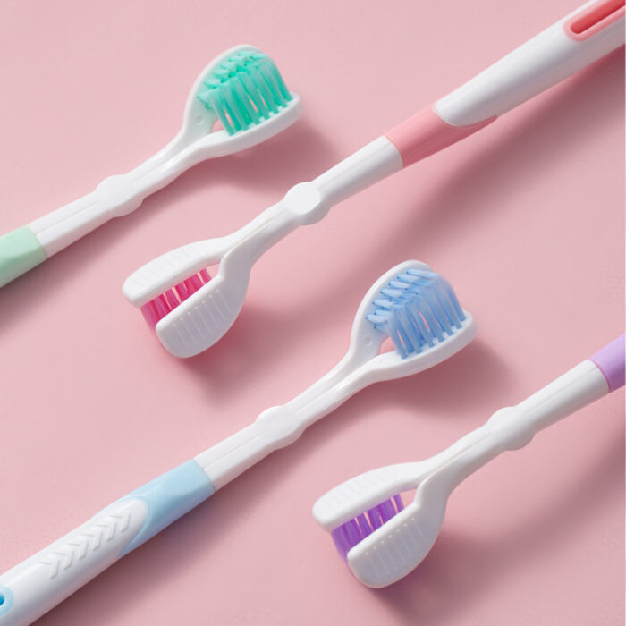 Double Side Head Toothbrush with Squeeze Toothpaste Toothbrush Soft Toothbrush - Image 5