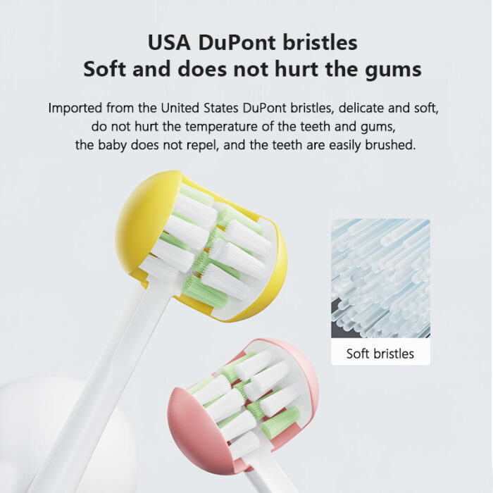 Oral Care Three Sided Toothbrush Gum Care Soft Toothbrush for Kids Baby 12 Months+ - Image 4