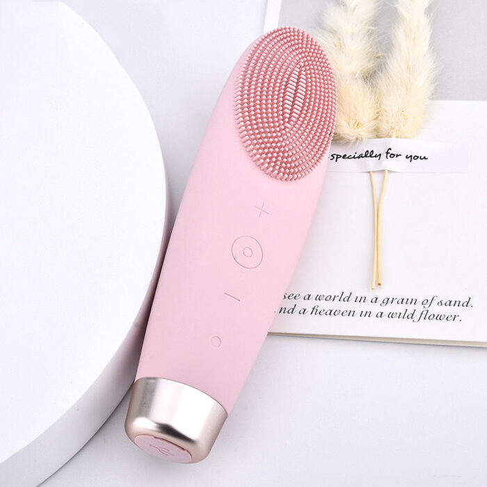 LULA Beauty Facial Cleansing Brush Device for Deep Sonic Facial Cleaner Electric Silicone Face Clean Brush for Skin Beauty - Image 3