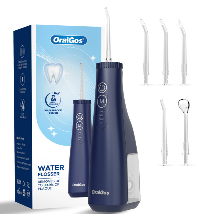 LULA Cordless 11 Modes High Water Pressure Oral Cleaner 300ML Portable Dental Irrigator Water Flosser Household Outdoor Hotel - Image 2