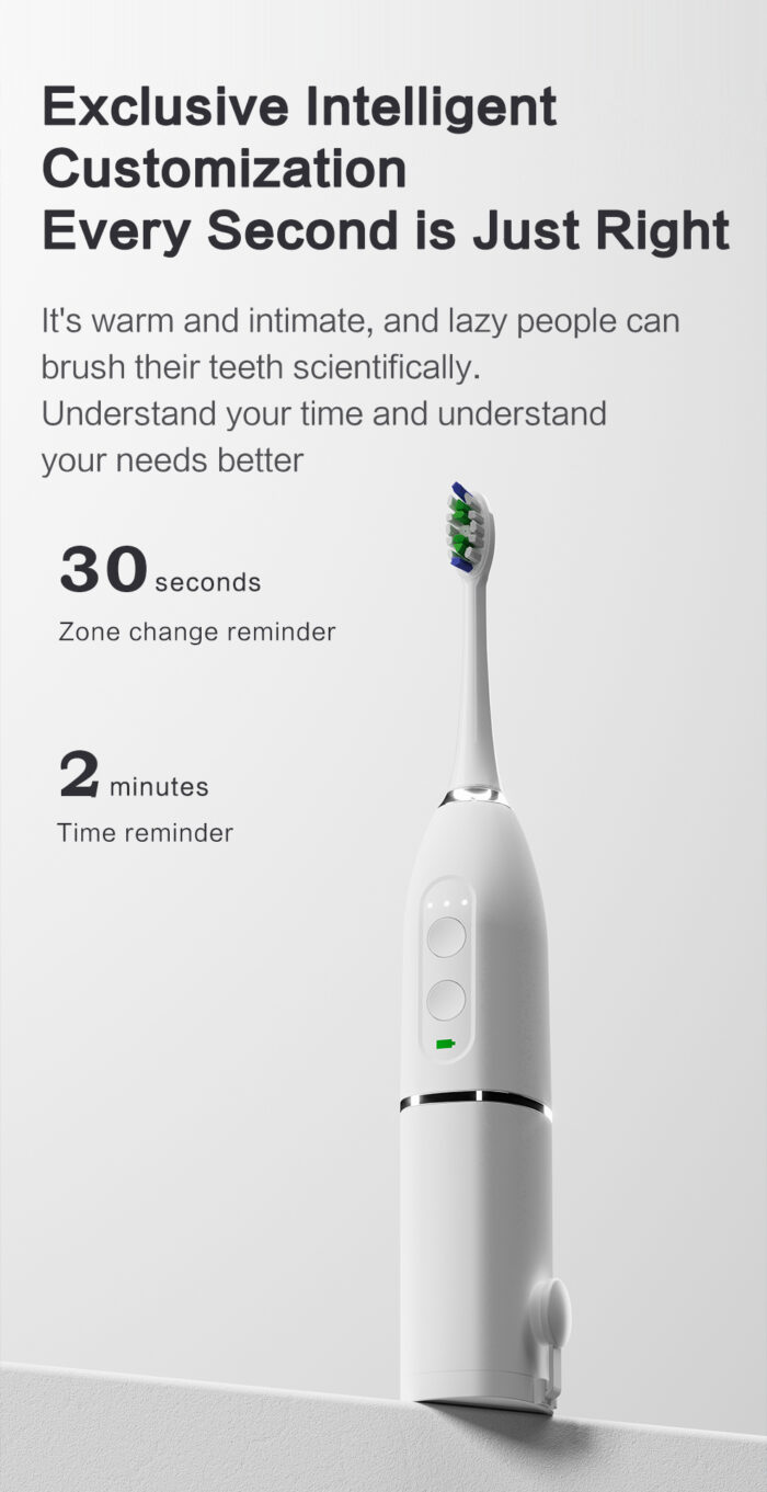2025 2 In 1 Fast Charging Travel Electric toothbrush With Water flosser 110 ml Tank Portable Mini Oral Irrigator - Image 5