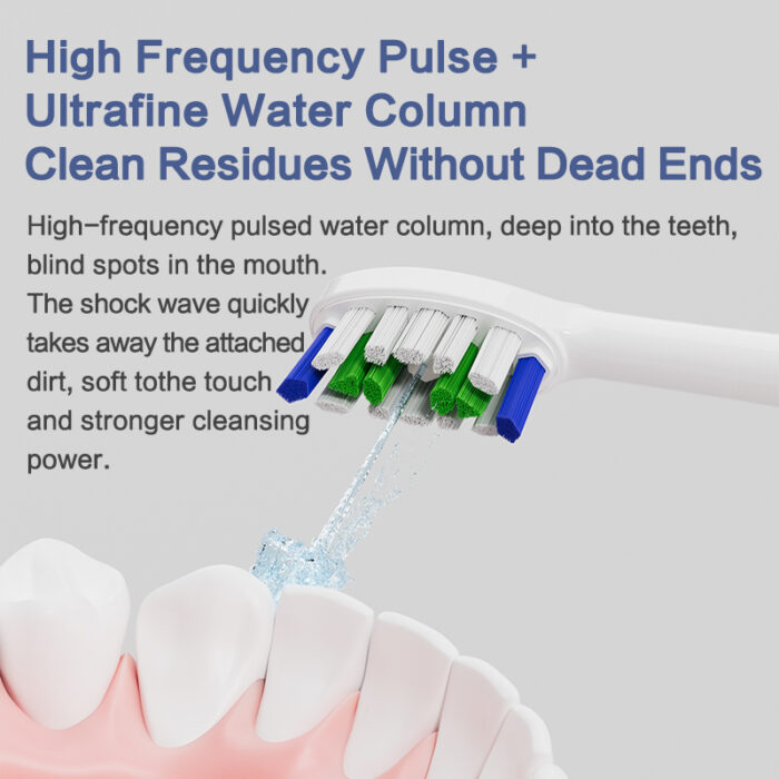 2025 2 In 1 Fast Charging Travel Electric toothbrush With Water flosser 110 ml Tank Portable Mini Oral Irrigator - Image 3