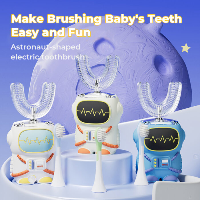 2025 Kids Rechargeable Electric Toothbrush Super Soft Nano Head Waterproof Feature for Household Use