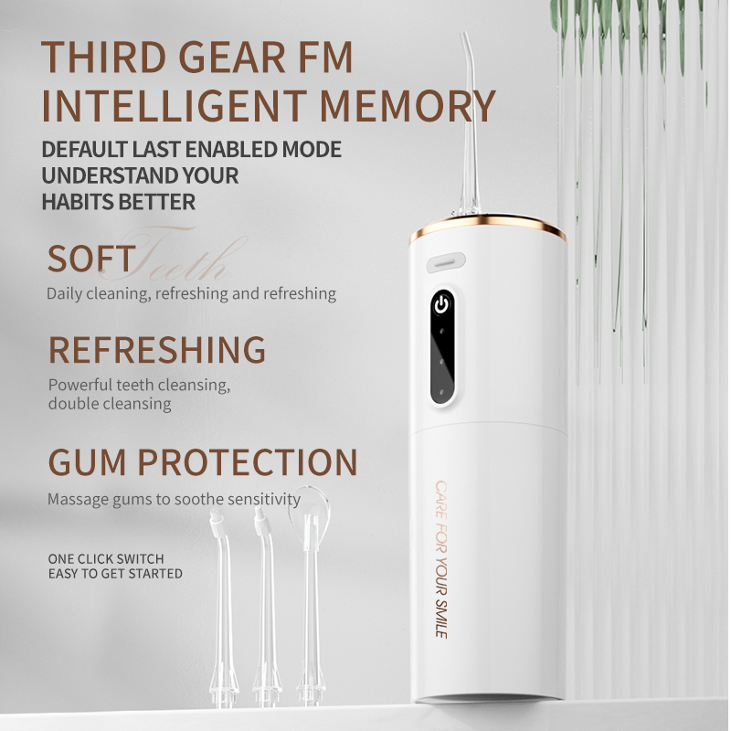2026 New Light Luxury Electric Oral Irrigator Portable Type-C Charging Three-Mode Pressure Oral Irrigator - Image 3